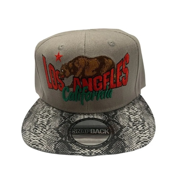 Los Angeles California Snapback Cap Hat California Republic Bear New - Picture 1 of 2